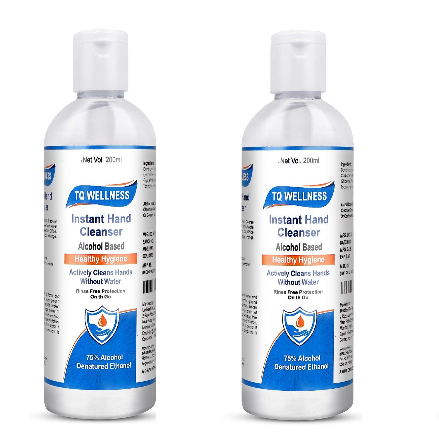 50% off – Deal TQWellness Hand Sanitizer (200ml – 2 pieces)