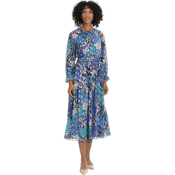 Women's Modern Classic Dress Petite Tall Dresses With Pockets Maggy London  Women's Boatneck - Flowy A-Line With Pockets Tent Dress Maggy London Dresses