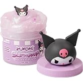 Horizon Group USA Scented Slime with Topper, Kuromi, Cake Glitter | Scented Slime with Beads and Charm Mix Ins, Sensory Toys for Kids, Party Favors, Travel Toys for Girls and Boys