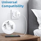 Herfair European to UK Plug Adapter 13A 250V Worldwide to UK Travel view 4
