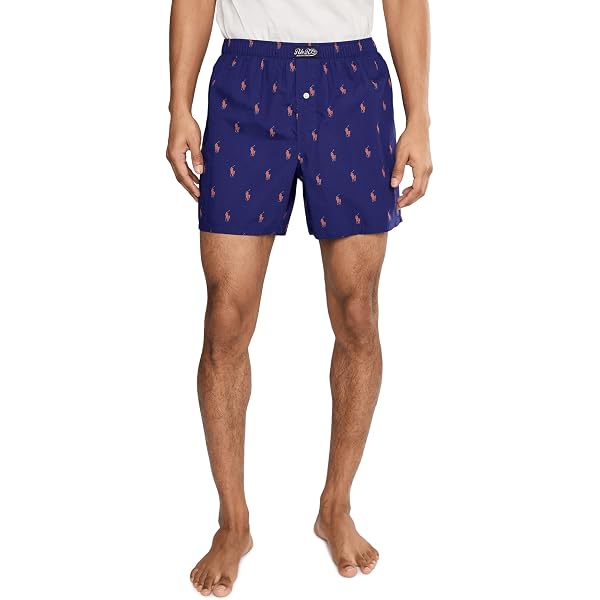 POLO RALPH LAUREN Men's Printed Polo Player 100% Cotton Woven