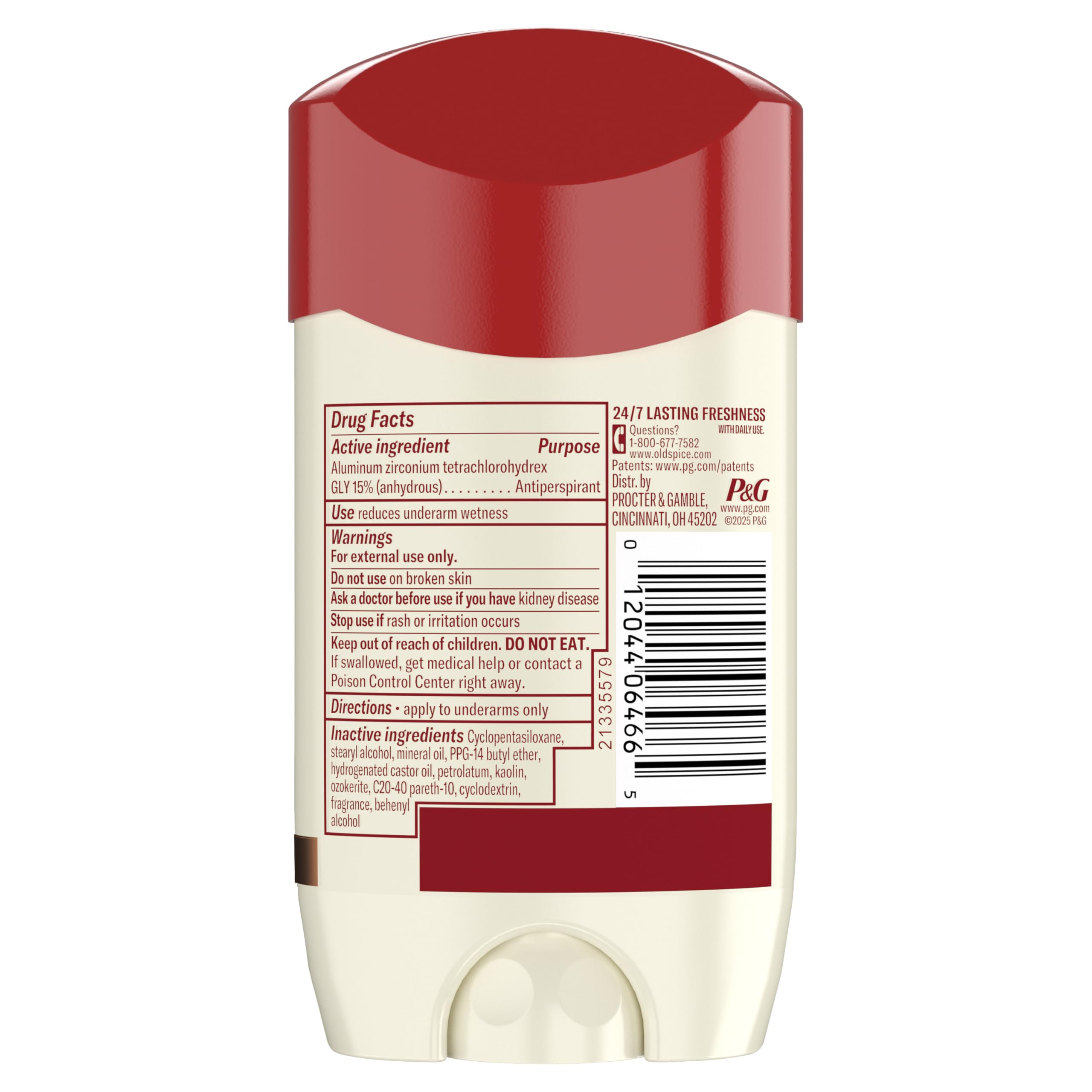 Old Spice Antiperspirant & Deodorant for Men, Holidudes Limited Edition, 24/7 Sweat Protection, Stocking Stuffer, Snickerdudel Sugar Cookie Scent, 2.6 oz