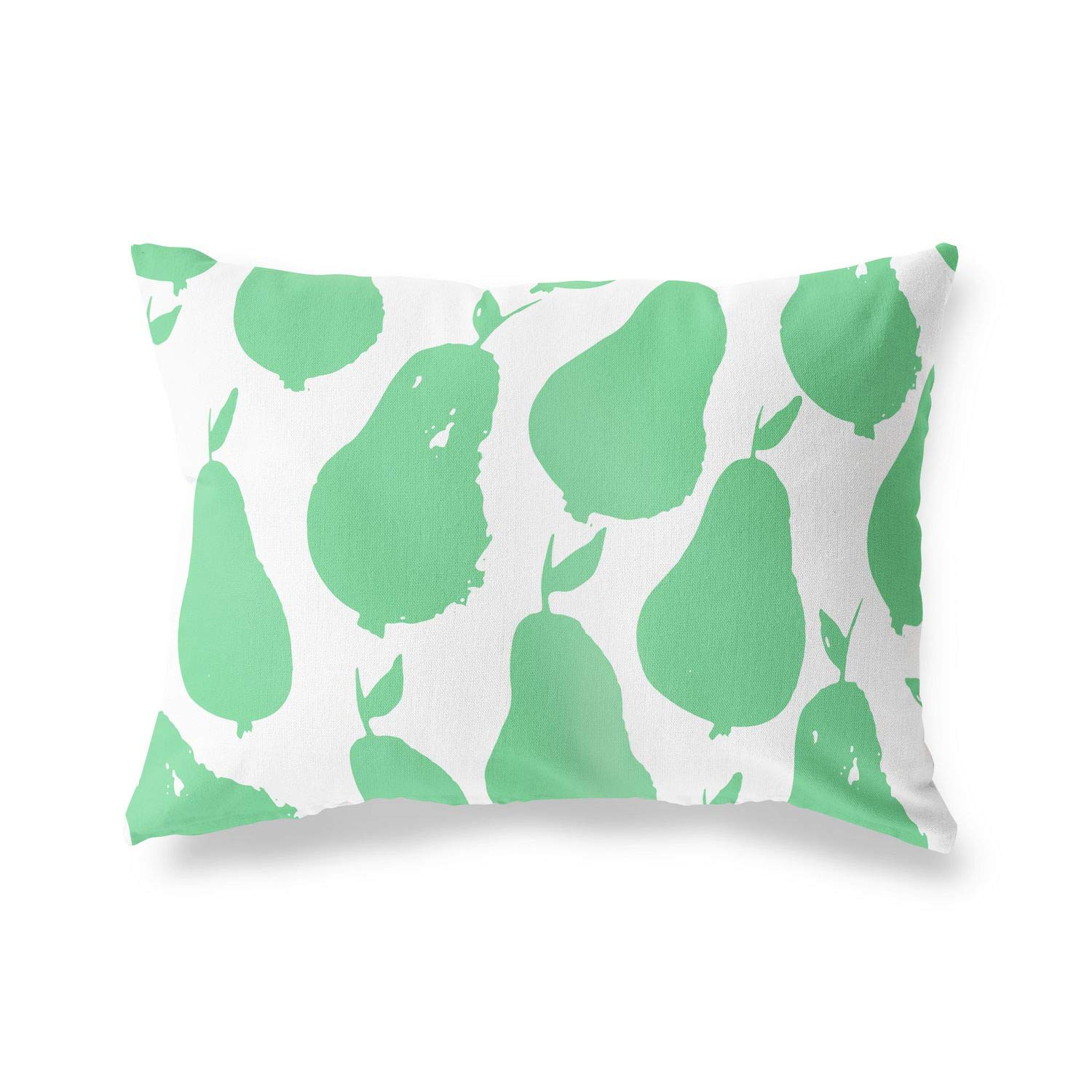 BonaMaison Decorative Cushion Cover, Petrol Green-White Throw Pillow Covers, Home Decorative Pillowcases for Livingroom, Sofa, Bedroom, Size: 45X60 Cm - Designed and Manufactured in Turkey