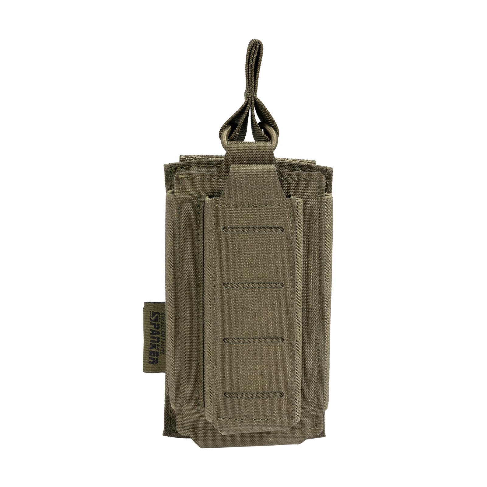 EXCELLENT ELITE SPANKER Tactical Molle Mag Pouch Pistol Mag Pouch for M4 M14 M16 AK AR Elastic Mag pouch（Single,RGN)