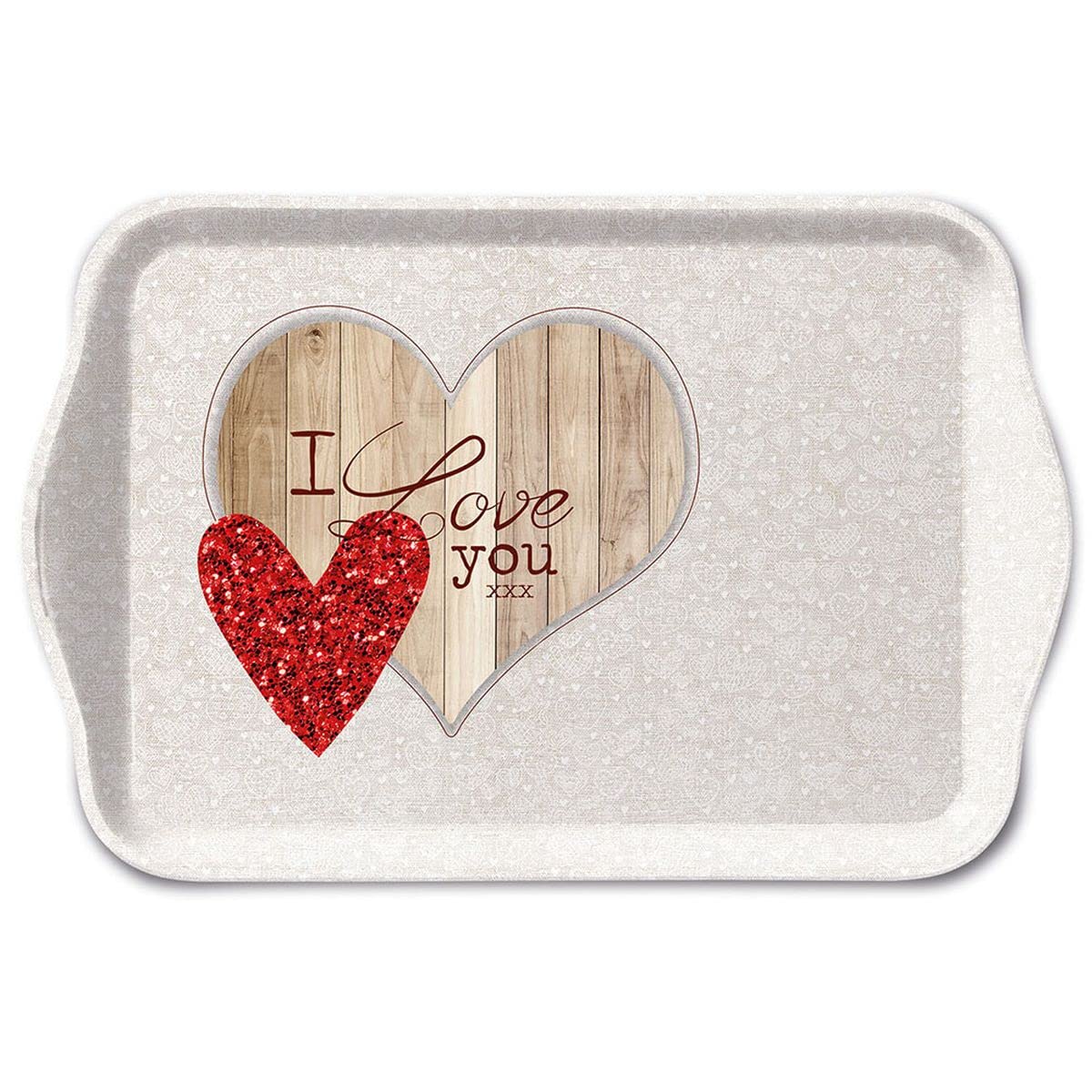 Rétro I Love You - Mini rectangular tray