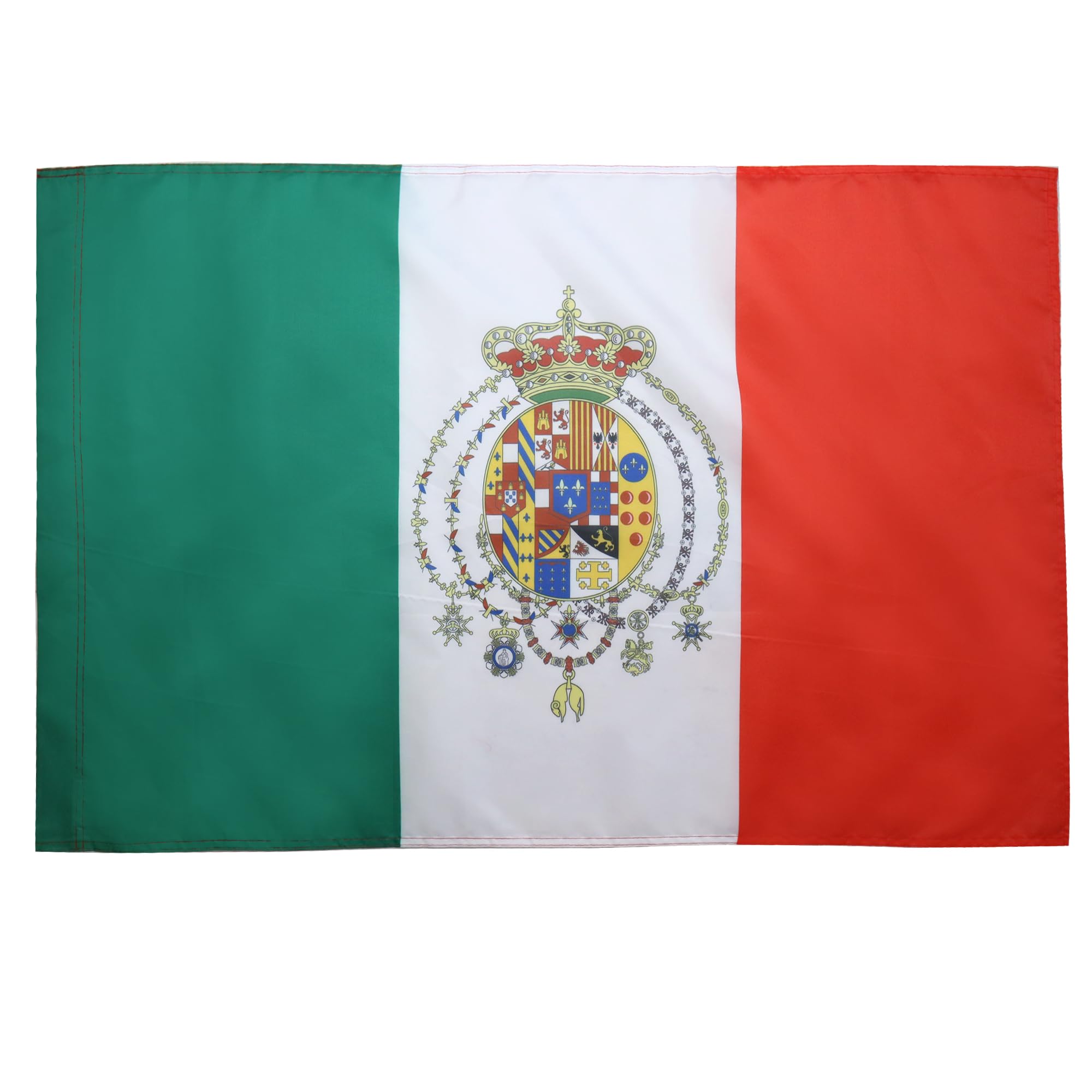 AZ FLAG - Kingdom of the Two Sicilies 1860-1861 Flag - 2x3 Ft - Former sicilian Banner with Sleeve - 100% Polyester - Fade Resistant - Vivid Colors - 2' x 3' Feet - 90x60 Cm