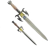 17" & 10" Fantasy Darkness Short Sword. Fixed Blade Short Sword. For Collections, Gifts