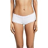 hanky panky womens Organic Cotton Boyshort W/Lace