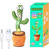 SANJOIN Rechargeable Dancing Talking Cactus Toy for