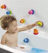 Toomies Octopals Number Sorting Baby Bath Toy Educational Water Toy view 3