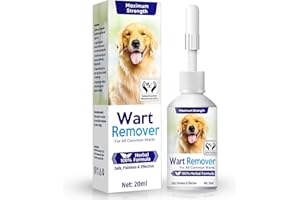 iFuntecky Dog Wart Remover, Natural Skin Tags & Warts Remover for Dogs Rapidly Eliminates Warts Dog Skin Tag Remover, Fast-Acting & Painless