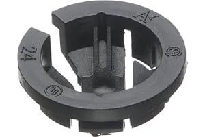 Arlington NM95-25 Black Button Push-In NM Cable Connector, 3/4 Trade Size, Fits 3/4-Inch Knock Outs, Black, 25-Pack