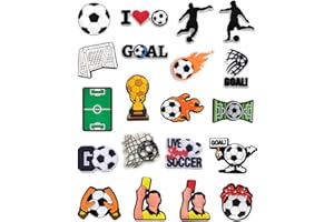 lovinglove Sports Shoe Charms for Clog Shoe Decoration,Baseball Volleyball Softball Soccer Football Basketball Hockey Shoe Charms Accessories Pack for Boy Girl Women Men