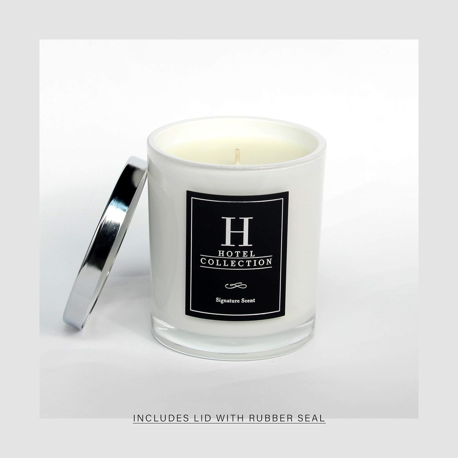 24K Magic Candle in a Jar, with Hints of Lemongrass and Magnolia, 70 Hour Burn Time, 11oz Black: Home Improvement