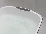 Addis Premium Soft Grip Large Rectangular Washing Up Bowl 9.5 L White Grey view 7
