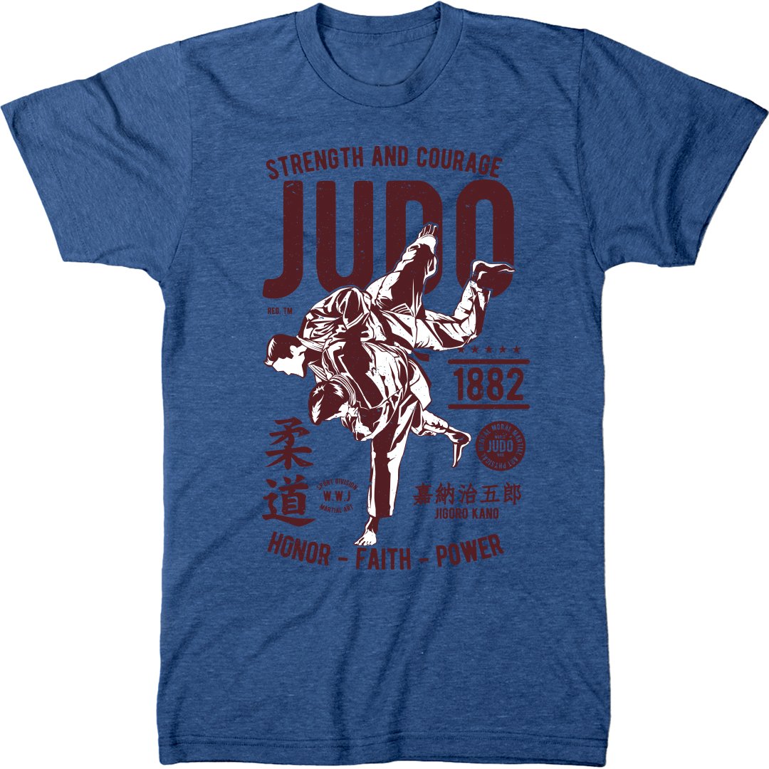 Judo Strength And Courage Modern T Shirt 4776 Pilihax