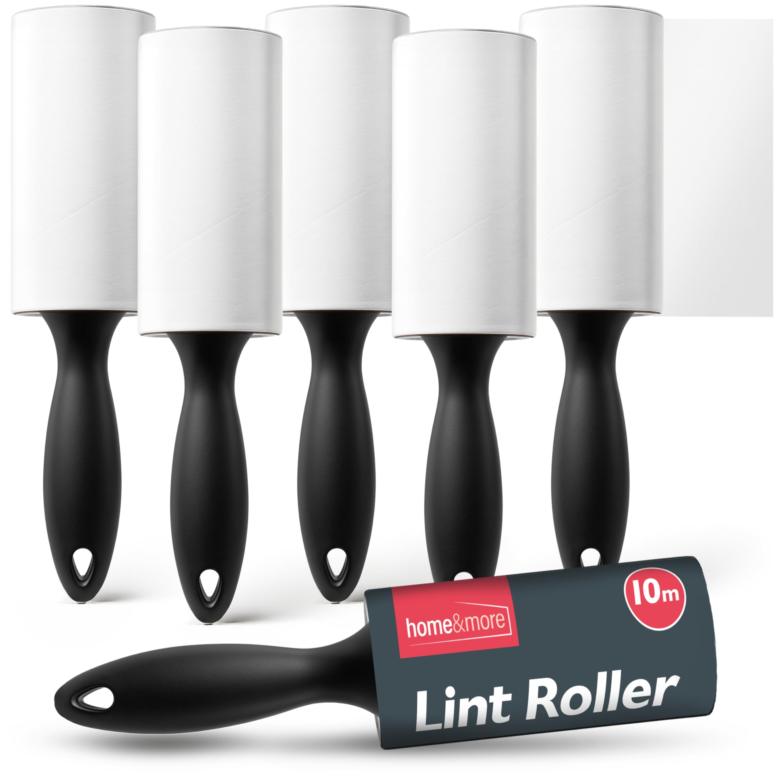 SOL 6pk Lint Rollers Refills, 396 Sticky Sheets Lint Remover Ideal for Pet Hair, Carpet & Clothing, 10m Sticky Roller Refills with Easy Tear-to Tear Sheets for Easy Use, Quick & Easy Cleaning