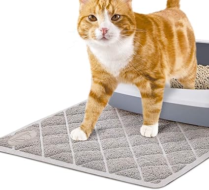 Pettech Jumbo Tapis De Litiere Pour Chat X 58 Cm Design Tendance Sans Phtalates Capture