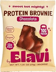 Elavi Chocolate Fudge Protein Brownie, 1.87 Ounce