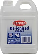 CarPlan De-ionised Water 2.5 Litres for Batteries Steam Irons Energy A+++