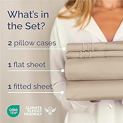 King Size 4 Piece Sheet Set - Comfy Breathable