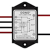 DC 6-36V 8A Automatic Transfer Switch, ATS Auto Transfer Switch, OONO F-1080