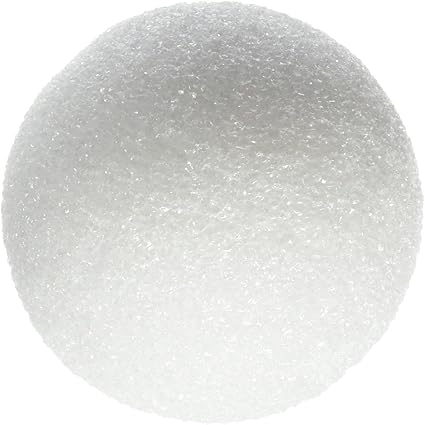 Amazon Com Floracraft Styrofoam Balls 2 1 2 6 Pkg White Arts Crafts Sewing