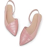 LAICIGO Women's Closed Pointed Toe Flats Slingback Low Heel Slip-on Cutout Animal Print Backless Mules Sandals