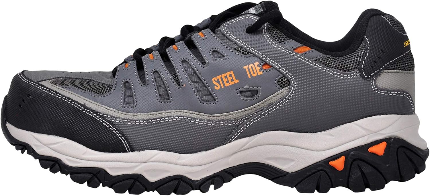 skechers for work 77055 cankton athletic steel toe work sneaker