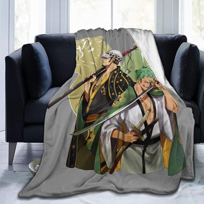 Amazon RuiQiTrade One Piece Character Gray Indoor Classic Woollen 