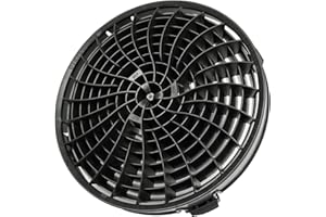DETAIL GUARDZ Dirt Lock Car Wash Insert – Bucket Filter for 3–8 Gallon Round Pails – Traps Debris, Prevents Swirl Marks – Self-Locking Rubber Grips, Venturi Flow, Cleaning Tool (Black)