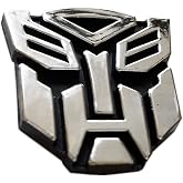 Auto Robot Chrome Finish PVC Car Auto Emblem - 5" Tall