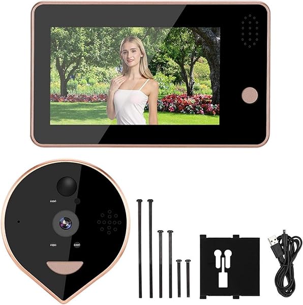 Pwshymi Video Trklingel Erkennung und Erkennung des menschlichen Krpers Funktion Bequemer 43 Zoll Farbbildschirm fr Android fr IOS System Smart Home Gerte