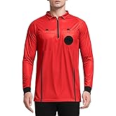 FitsT4 Sports Men's Pro Soccer Referee Jersey Long Sleeve Ref Shirt