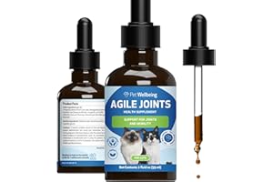 Pet Wellbeing Agile Joints for Cats - Hip and Joint Health, Mobility, Devil’s Claw, Boswellia, Joint Ligament and Cartilage -