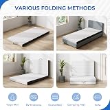 Vesgantti Folding Mattress Single 10cm Gel Memory Foam Tri-fold Travel Camp view 6