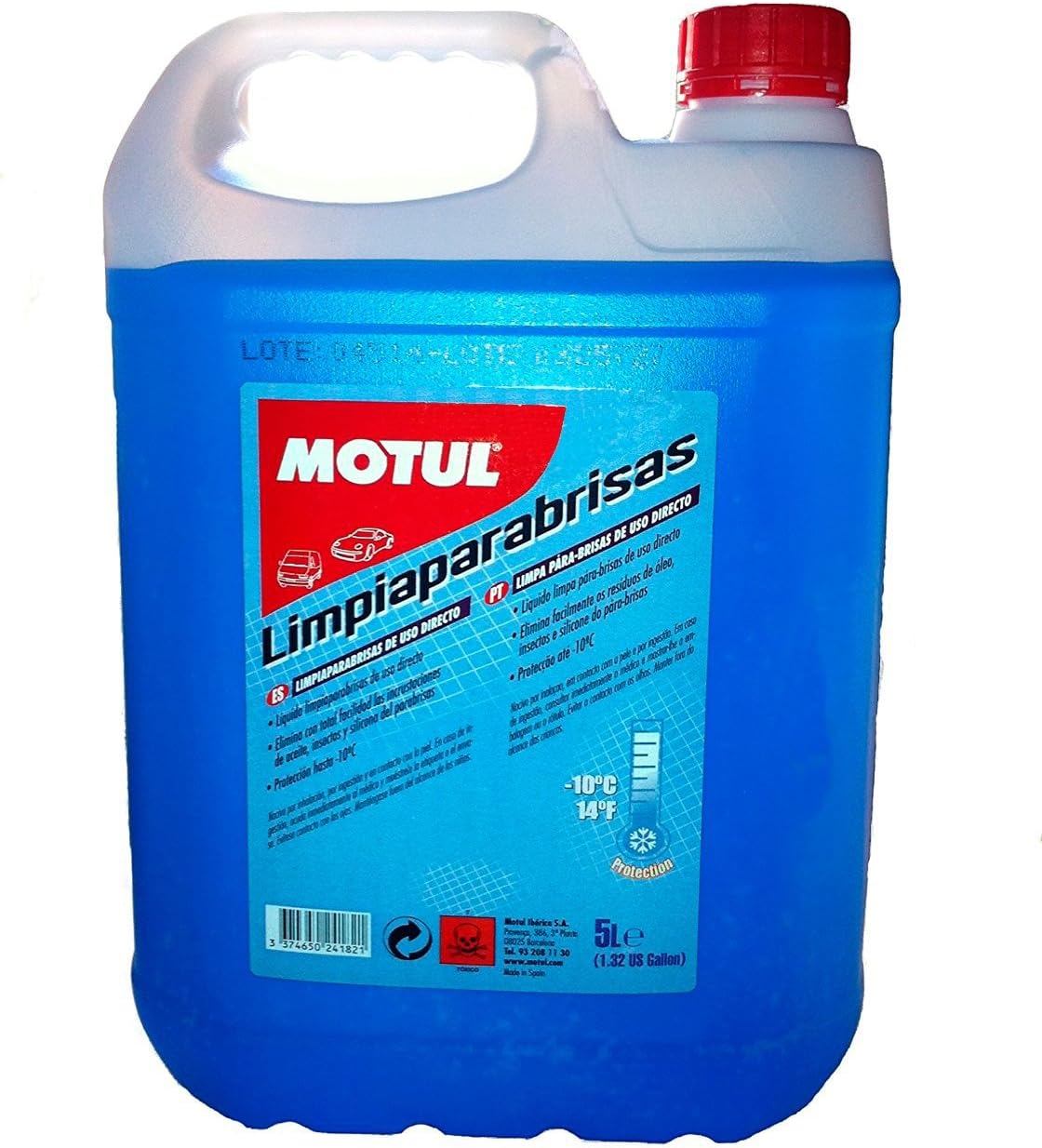 Windshield wiper fluid LIMPIAPARABRISAS 5L Amazon.co.uk Car & Motorbike