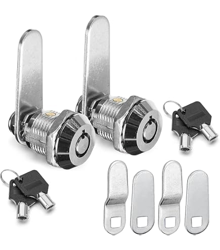 Serrure à Cames Seachoice 37241 – Acier Chromé, 2 Clés, Fabrication Taïwan