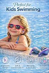 QQJOYCCI Swimming Ear Plugs for Kids 3 Pairs Silicone Waterproof 4-12 view 5