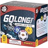 Zobmondo!! Go Long! Football, Fun Math Dice Game for Adults and Kids, Includes 8 Dice, 1 Cup, Scorecards, Travel Bag GoLong! 