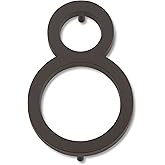 Atlas Homewares AVN8-O Modern Avalon House Number, Eight, Aged Bronze