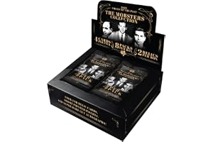 Pieces of the Past 2025 The Mobsters Collection Hobby Box - 8 Packs Per Box, 4 Cards Per Pack, 2 Guaranteed Relic Hits per Box - Cut Signatures, Vintage Documents, 1/1 Parallels