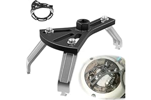 SUNLUWAY Universal Fuel Pump Removal Tool, 5.31" to 7.17" Adjustable Fuel Pump Lock Ring Tool, Fuel Tank Lock Ring Removal & Install Tool, Adjustable Lock Ring Spanner, Fuel Lid Tank Cover Collar Ring Spanner