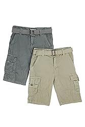 Raw X Boys Cargo Shorts 8-18 | 100% Cotton Belted