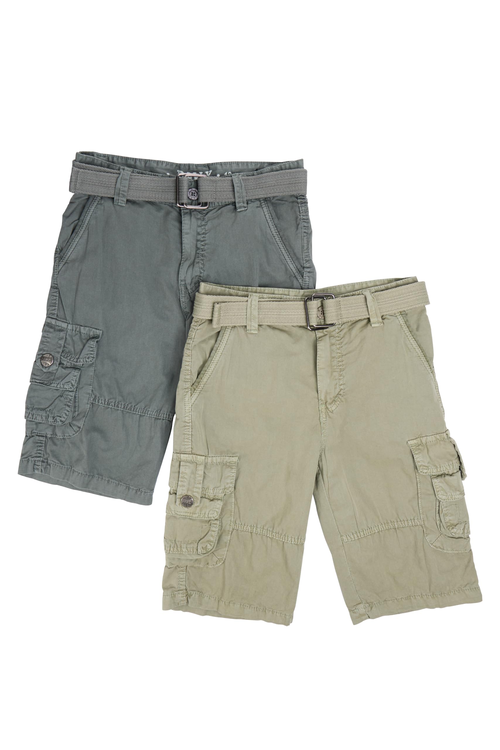 Raw X Boys Cargo Shorts 8-18 | 100% Cotton Belted