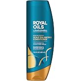 Head &amp; Shoulders Anti-Dandruff Scalp Care with Coconut Oil, Royal Oils Moisture Renewal Conditioner, 1% Pyrithione Zinc, for Natural and Curly Hair, 13.5 fl oz