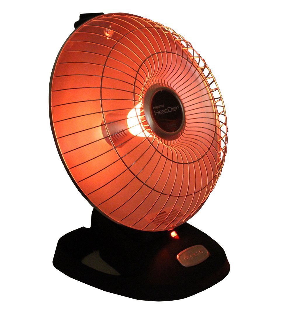 Presto Heat Dish Plus Parabolic Electric Heater