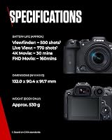 Canon EOS R7 with RF-S 18-150mm Lens 32.5 MP APS-C Dual Pixel AF II view 6