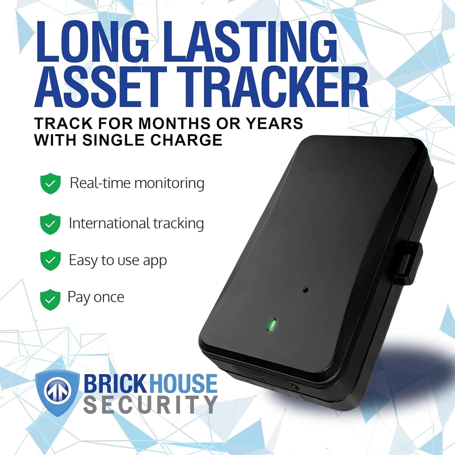 EON Odyssey 18 Month Long-Life GPS Tracker for Vehicles, Assets, Fleet. Hidden Magnetic GPS Tracking Device Track for Years with Single Charge 4G LTE Real Time Tracking Device - Subscription Required