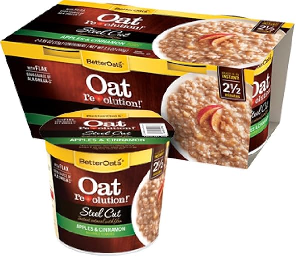 BETTER OATS OAT REVOLUTION STEEL CUT INSTANT OATMEAL...